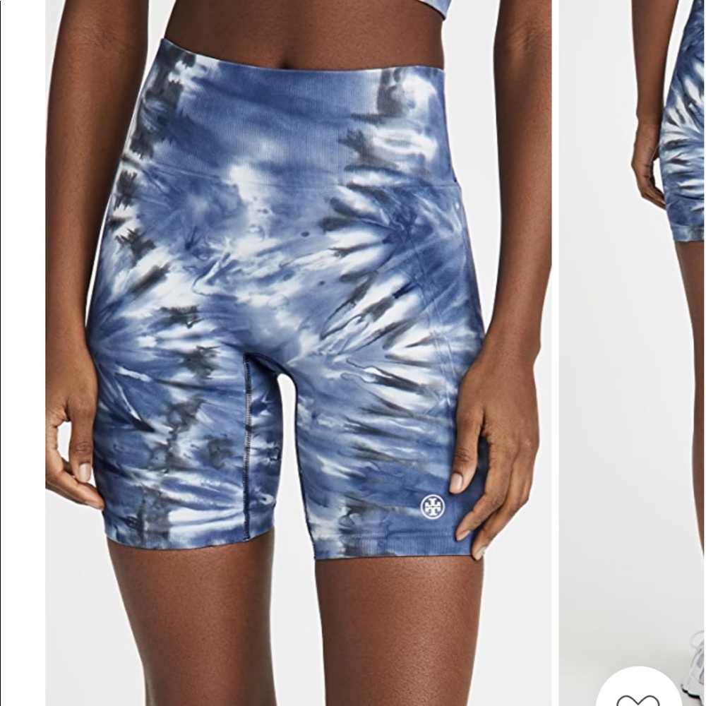 Tory Sport
High Rise Seamless Tie Dye Bike Shorts
